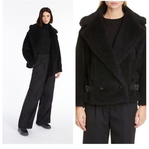 Maxmara teddy jacket black
